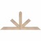 Ekena Millwork Saratoga Smooth Timber Gable Bracket, Douglas Fir, 48"W x 22"H x 1 1/2"D x 3 1/2"F, 11/12 Pitch GBW048X22X0204SAR00SDF - alternate 1